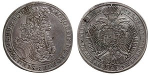 1 Thaler 匈牙利 / 神圣罗马帝国 (962 - 1806) 銀 利奥波德一世 (神圣罗马帝国)(1640-1705)