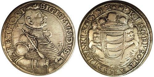 1 Thaler 外西凡尼亞公國 (鄂圖曼帝國) (1570 - 1711) 銀 Sigismund Báthory,  prince of Transylvania (1572 -1613)