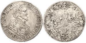 1 Thaler 奥格斯堡 (1276 - 1803 Augsburg) 銀 斐迪南三世 (神圣罗马帝国) (1608-1657)