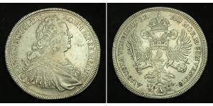 1 Thaler 奥格斯堡 (1276 - 1803 Augsburg) / 神圣罗马帝国 (962 - 1806) 銀 弗朗茨一世 (神圣罗马帝国) (1708 - 1765)