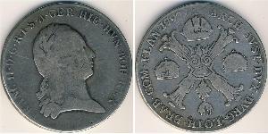 1 Thaler 奧地利帝國 (1804 - 1867) 銀 弗朗茨二世 (神圣罗马帝国) (1768 - 1835)