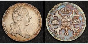 1 Thaler 奧地利帝國 (1804 - 1867) 銀 