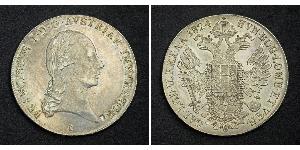 1 Thaler 奧地利帝國 (1804 - 1867) 銀 弗朗茨二世 (神圣罗马帝国) (1768 - 1835)