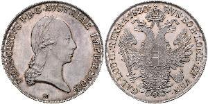 1 Thaler 奧地利帝國 (1804 - 1867) 銀 弗朗茨二世 (神圣罗马帝国) (1768 - 1835)