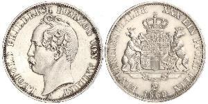 1 Thaler 安哈尔特-德绍 銀 利奥波德四世 (安哈尔特) (1794 - 1871)