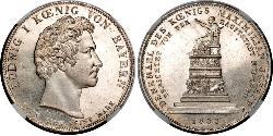 1 Thaler 巴伐利亞王國 (1806 - 1918) 銀 