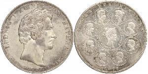 1 Thaler 巴伐利亞王國 (1806 - 1918) 銀 路德维希一世 (巴伐利亚)