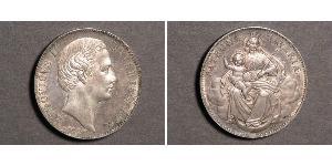 1 Thaler 巴伐利亞王國 (1806 - 1918) 銀 路德维希二世 (巴伐利亚)