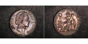 1 Thaler 巴伐利亞王國 (1806 - 1918) 銀 路德维希二世 (巴伐利亚)