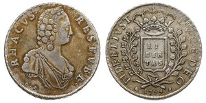 1 Thaler 拉古薩共和國 (1358 - 1808) 銀 