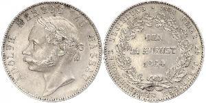 1 Thaler 拿骚公国 (1806 - 1866) 銀 阿道夫 (卢森堡大公)