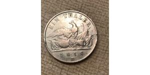 1 Thaler 普魯士王國 (1701 - 1918) 銀 腓特烈·威廉三世 (1770 -1840)