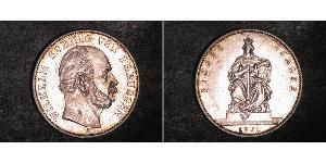 1 Thaler 普魯士王國 (1701 - 1918) 銀 威廉一世 (德国)