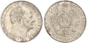 1 Thaler 普魯士王國 (1701 - 1918) 銀 腓特烈·威廉四世 (1795 - 1861)