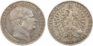 1 Thaler 普魯士王國 (1701 - 1918) 銀 腓特烈·威廉四世 (1795 - 1861)