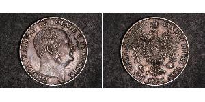 1 Thaler 普魯士王國 (1701 - 1918) 銀 腓特烈·威廉四世 (1795 - 1861)