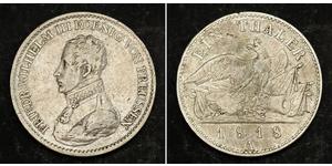 1 Thaler 普魯士王國 (1701 - 1918) 銀 腓特烈·威廉三世 (1770 -1840)