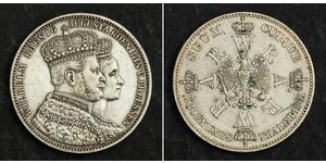 1 Thaler 普魯士王國 (1701 - 1918) 銀 威廉一世 (德国)