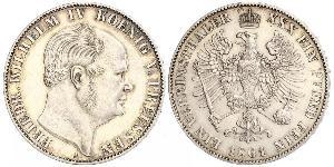 1 Thaler 普魯士王國 (1701 - 1918) 銀 腓特烈·威廉四世 (1795 - 1861)