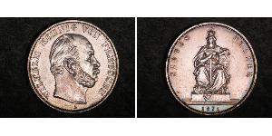 1 Thaler 普魯士王國 (1701 - 1918) 銀 威廉一世 (德国)