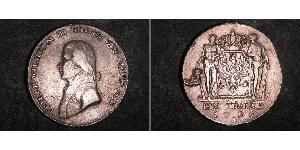 1 Thaler 普魯士王國 (1701 - 1918) 銀 腓特烈·威廉三世 (1770 -1840)