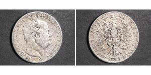 1 Thaler 普魯士王國 (1701 - 1918) 銀 腓特烈·威廉四世 (1795 - 1861)