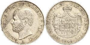 1 Thaler 瓦尔德克统治者列表 (1180 - 1918) 銀 George Victor, Prince of Waldeck and Pyrmont (1831 - 1893)