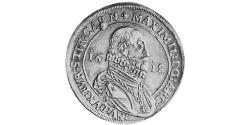 1 Thaler 神圣罗马帝国 (962 - 1806) 銀 馬克西米連三世 (上奧地利) (1558 – 1618)