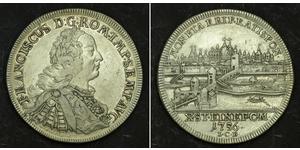 1 Thaler 神圣罗马帝国 (962 - 1806) 銀 弗朗茨一世 (神圣罗马帝国) (1708 - 1765)
