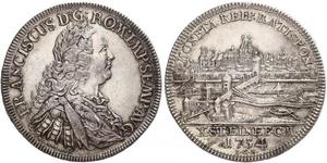 1 Thaler 神圣罗马帝国 (962 - 1806) 銀 弗朗茨一世 (神圣罗马帝国) (1708 - 1765)
