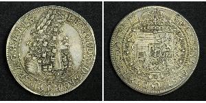 1 Thaler 神圣罗马帝国 (962 - 1806) 銀 利奥波德一世 (神圣罗马帝国)(1640-1705)