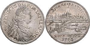 1 Thaler 神圣罗马帝国 (962 - 1806) 銀 弗朗茨一世 (神圣罗马帝国) (1708 - 1765)