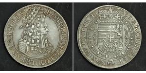 1 Thaler 神圣罗马帝国 (962 - 1806) 銀 利奥波德一世 (神圣罗马帝国)(1640-1705)
