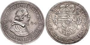 1 Thaler 神圣罗马帝国 (962 - 1806) 銀 Leopold V, Archduke of Austria (1586 – 1632)
