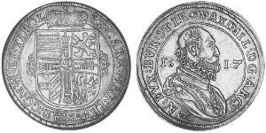 1 Thaler 神圣罗马帝国 (962 - 1806) 銀 