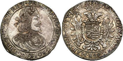 1 Thaler 神圣罗马帝国 (962 - 1806) 銀 斐迪南三世 (神圣罗马帝国) (1608-1657)