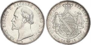 1 Thaler 联邦州 (德国) 銀 