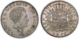 1 Thaler 萨克森王国 (1806 - 1918) 銀 