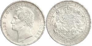 1 Thaler 萨克森王国 (1806 - 1918) 銀 约翰一世 (萨克森)