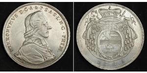 1 Thaler 萨尔茨堡 (1328 - 1803) / 奥地利历史 (1156 - 1806) 銀 Count Hieronymus von Colloredo (1732 - 1812)