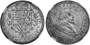 1 Thaler 阿尔萨斯 銀 Leopold V, Archduke of Austria (1586 – 1632)