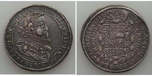 1 Thaler 阿尔萨斯 銀 鲁道夫二世 (神圣罗马帝国) (1552 - 1612)