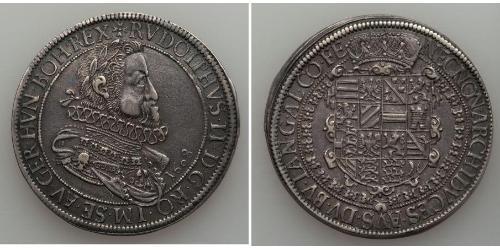 1 Thaler 阿尔萨斯 銀 鲁道夫二世 (神圣罗马帝国) (1552 - 1612)