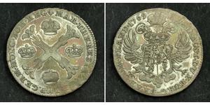 1 Thaler / 1 Krone Paesi Bassi austriaci (1713-1795) Argento Maria Theresa of Austria (1717 - 1780)