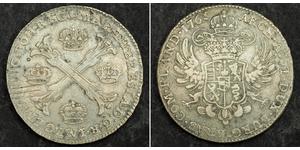 1 Thaler / 1 Krone Países Bajos Austríacos (1713-1795) Plata Maria Theresa of Austria (1717 - 1780)