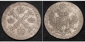 1 Thaler / 1 Krone Países Bajos Austríacos (1713-1795) Plata Maria Theresa of Austria (1717 - 1780)