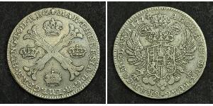 1 Thaler / 1 Krone Países Bajos Austríacos (1713-1795) Plata Maria Theresa of Austria (1717 - 1780)