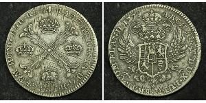 1 Thaler / 1 Krone Países Bajos Austríacos (1713-1795) Plata Maria Theresa of Austria (1717 - 1780)