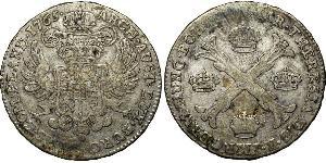 1 Thaler / 1 Krone Países Bajos Austríacos (1713-1795) Plata Maria Theresa of Austria (1717 - 1780)