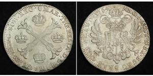 1 Thaler / 1 Krone Austrian Netherlands (1713-1795) Silver Maria Theresa of Austria (1717 - 1780)